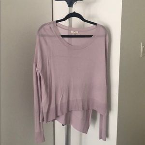 Wilfred lilac, lightly knit sweater